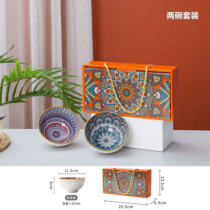 طقم أواني خزفية بوهيمي tableware view 6