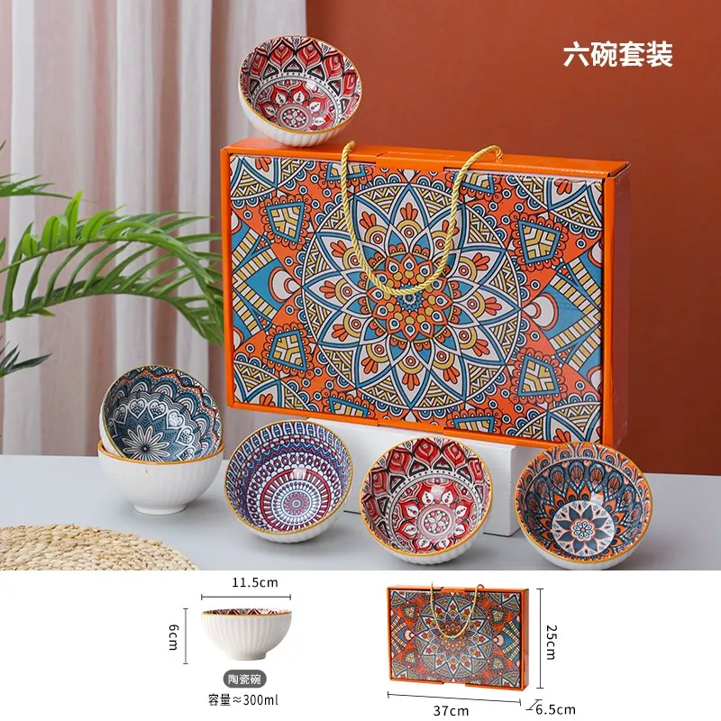 طقم أواني خزفية بوهيمي tableware view 8