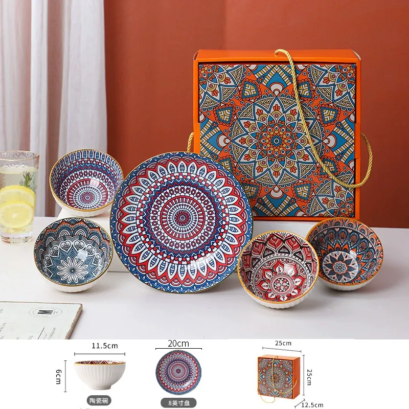 طقم أواني خزفية بوهيمي tableware view 9