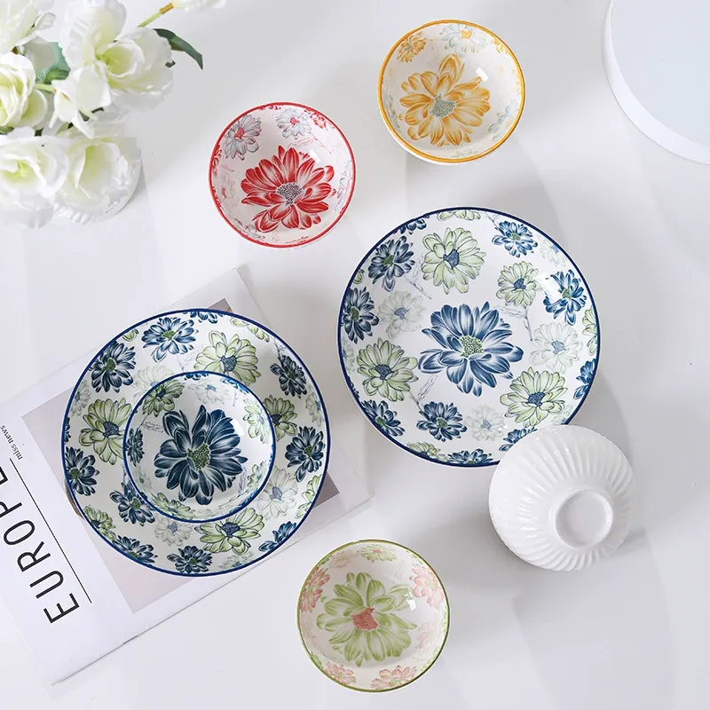 Японский набор керамической посуды tableware view 3