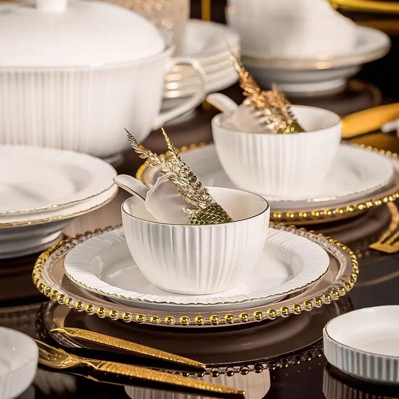 Bol en porcelaine tableware view 2