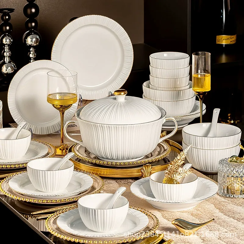 Bol en porcelaine tableware view 3