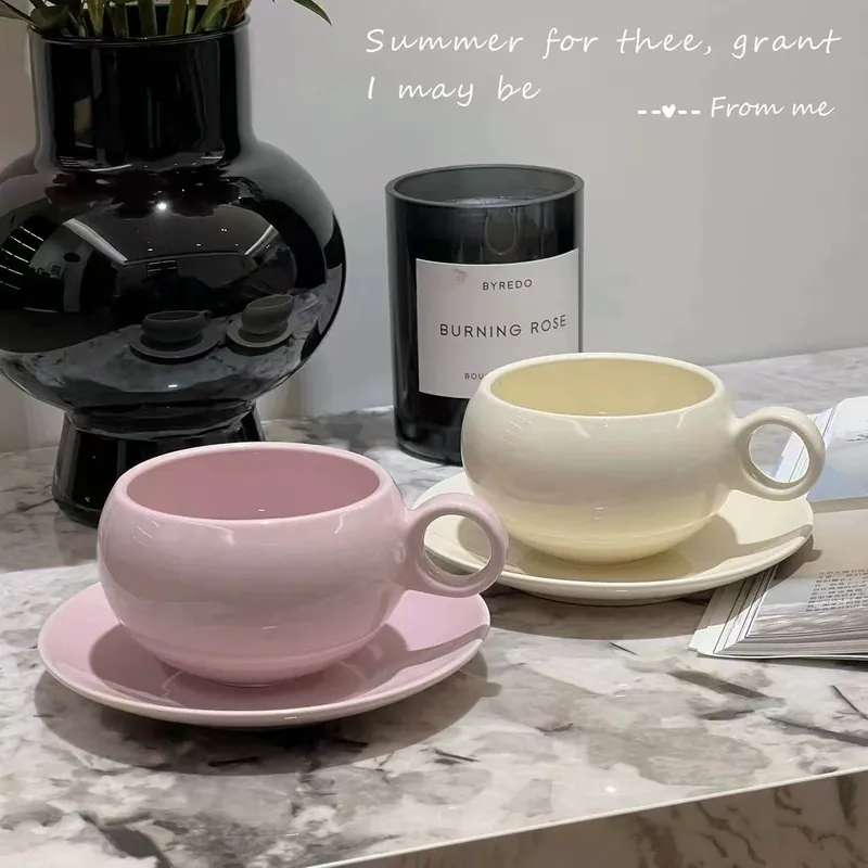 Ceramic Egg Cup with Saucer