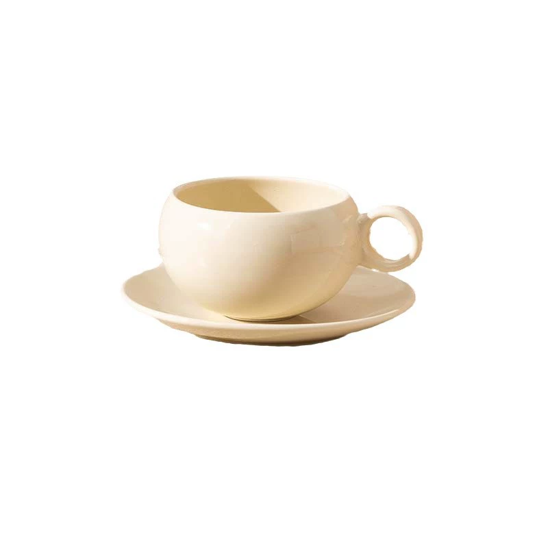 Coquetier en céramique avec soucoupe tableware view 5