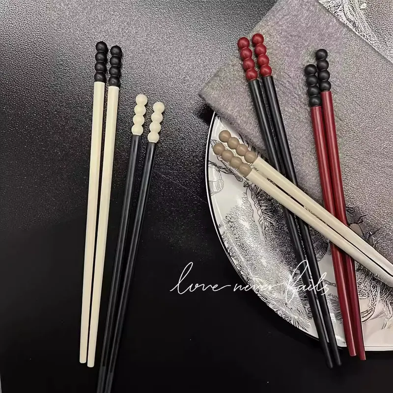 Palillos de aleación diseño minimalista tableware view 3