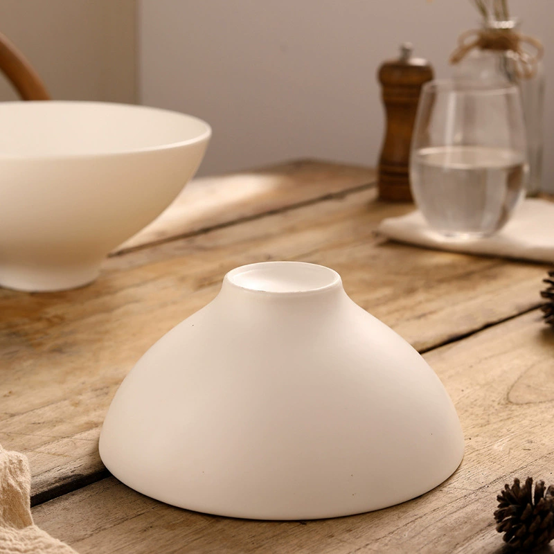 넓은 테두리 세라믹 국수 그릇 tableware view 4