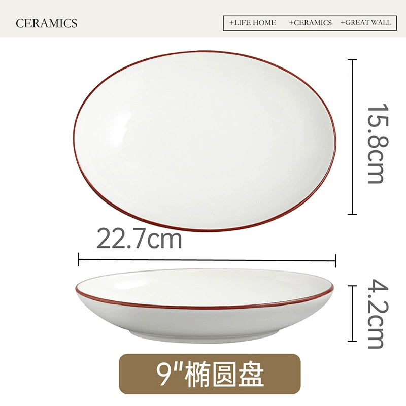 Service de table en céramique nordique tableware view 6