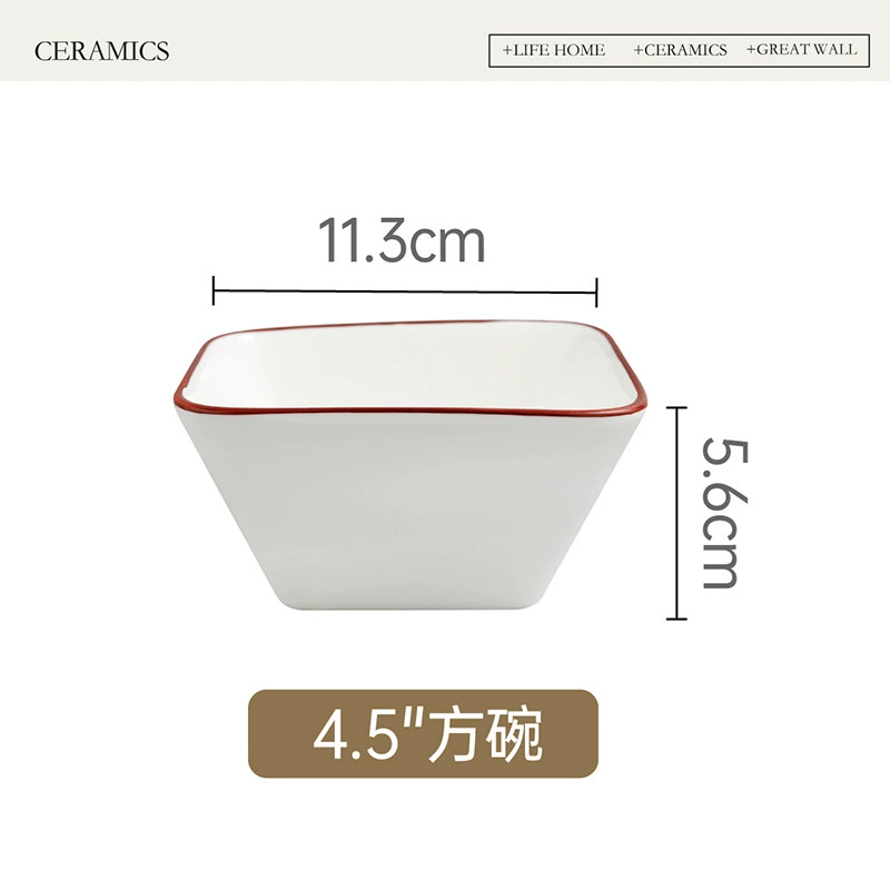 Service de table en céramique nordique tableware view 9