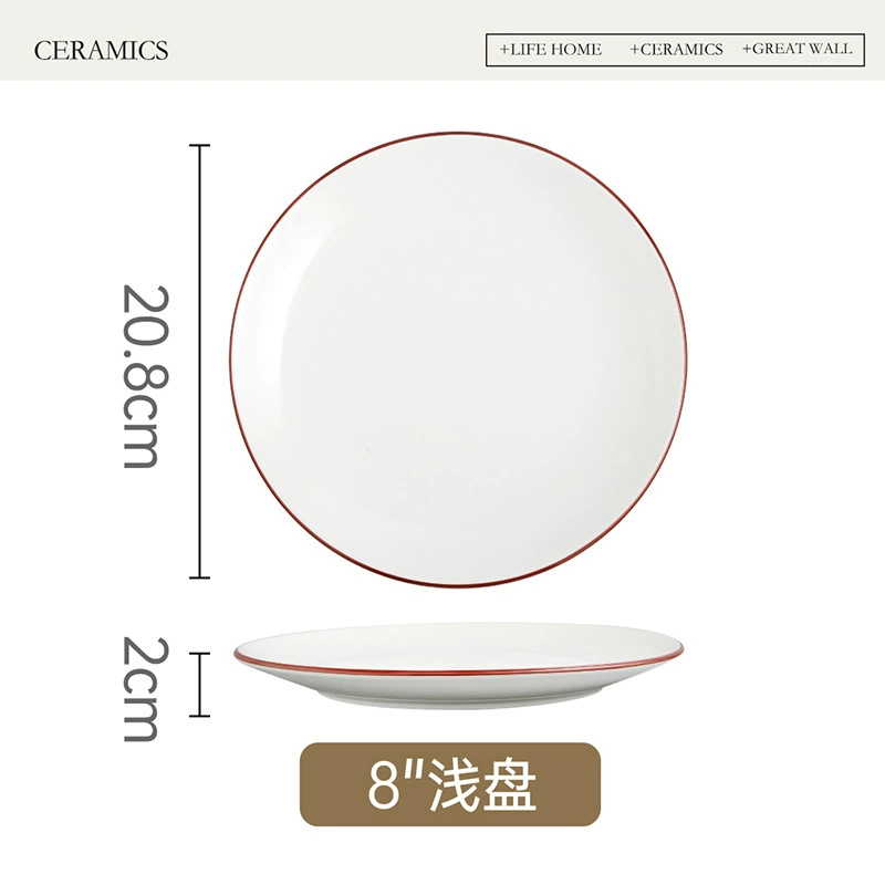 Service de table en céramique nordique tableware view 12