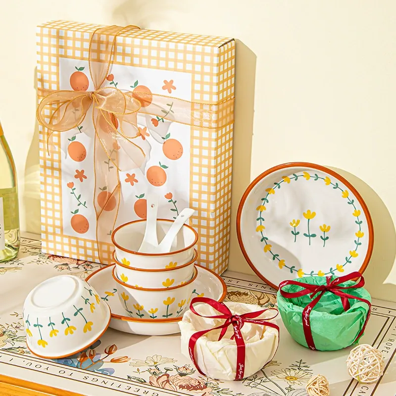 Coffret cadeau vaisselle en céramique japonaise tableware view 2