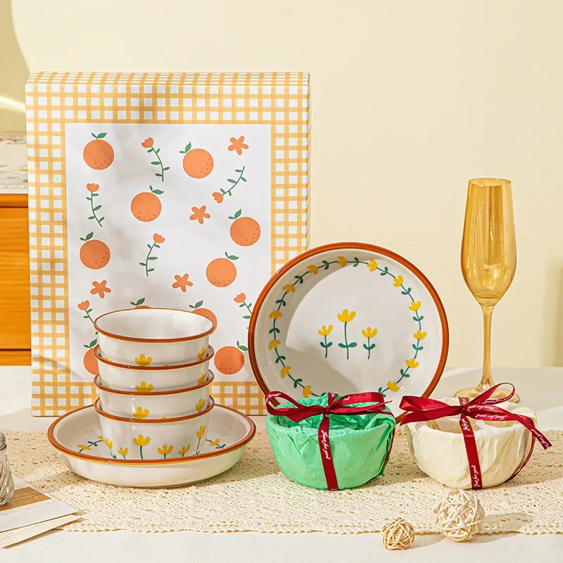 Coffret cadeau vaisselle en céramique japonaise tableware view 3
