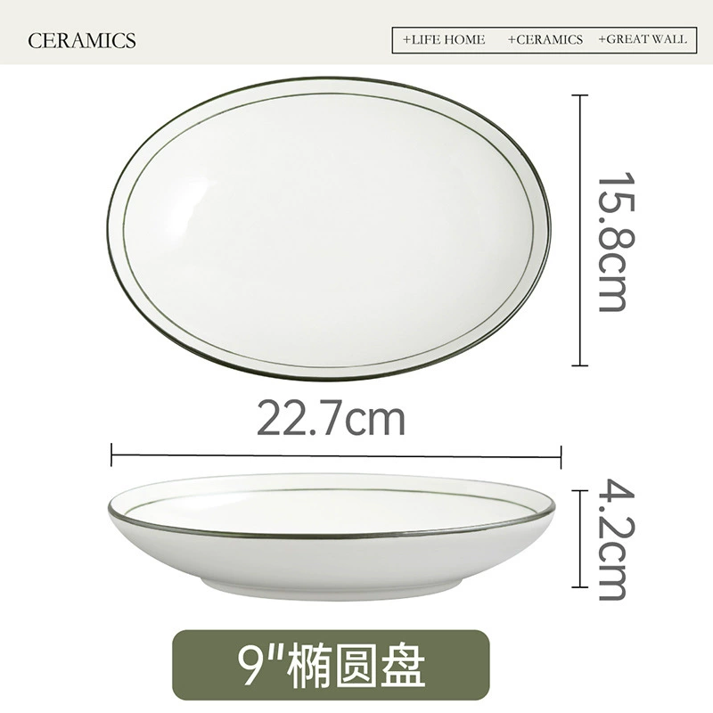 Vajilla de cerámica con cuencos de sopa tableware view 6
