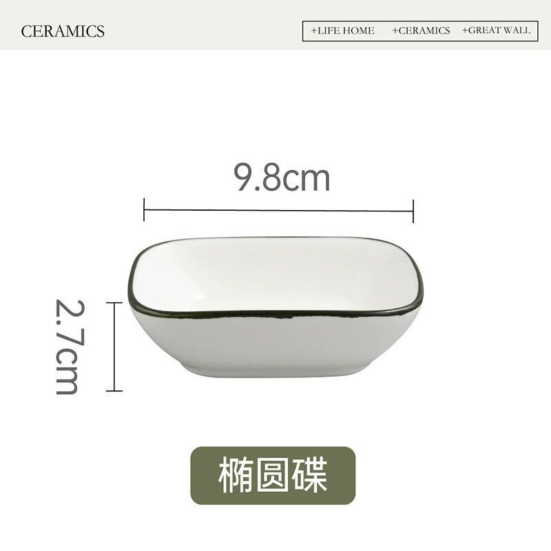 Vajilla de cerámica con cuencos de sopa tableware view 10