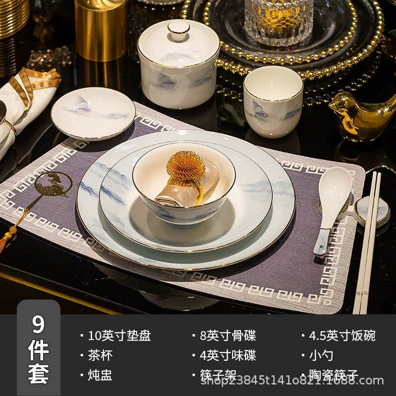 Bone China Dinnerware Set tableware view 9