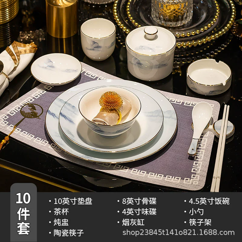 Bone China Dinnerware Set tableware view 10