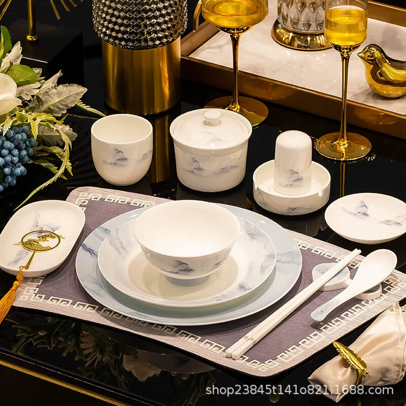 Bone China Dinnerware Set tableware view 4