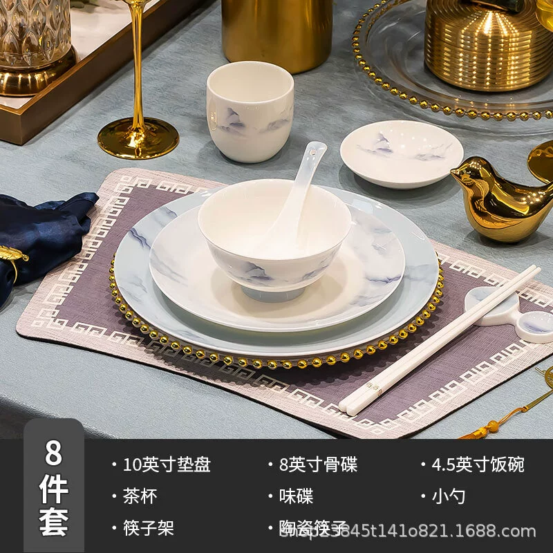 Bone China Dinnerware Set tableware view 8