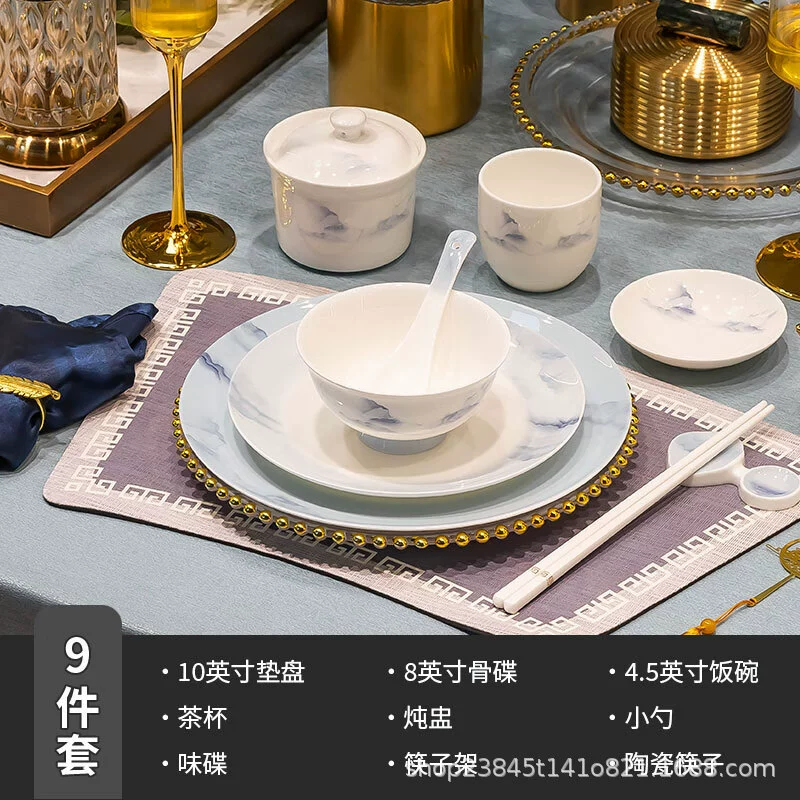 Bone China Dinnerware Set tableware view 9