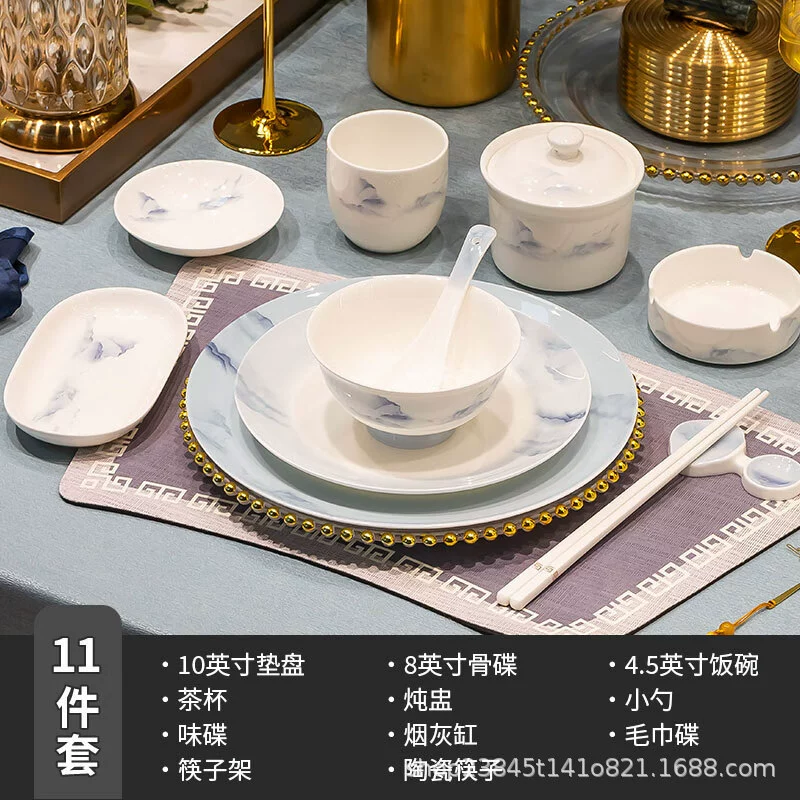 Bone China Dinnerware Set tableware view 11