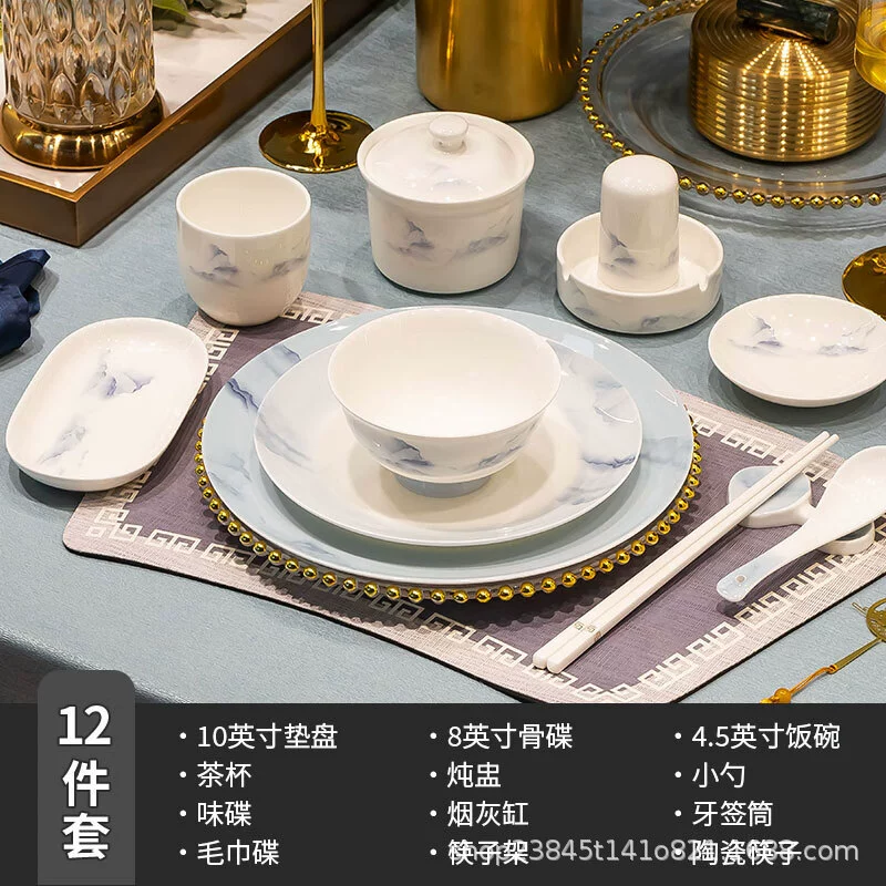 Bone China Dinnerware Set tableware view 12