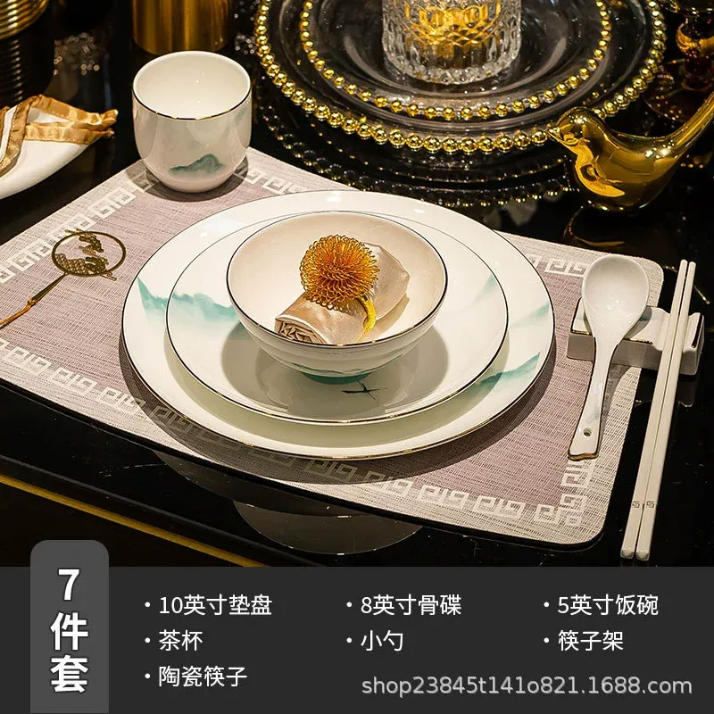 Bone China Dinnerware Set tableware view 7