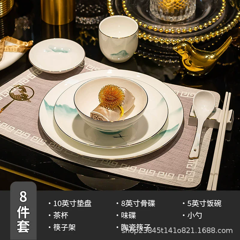 Bone China Dinnerware Set tableware view 8