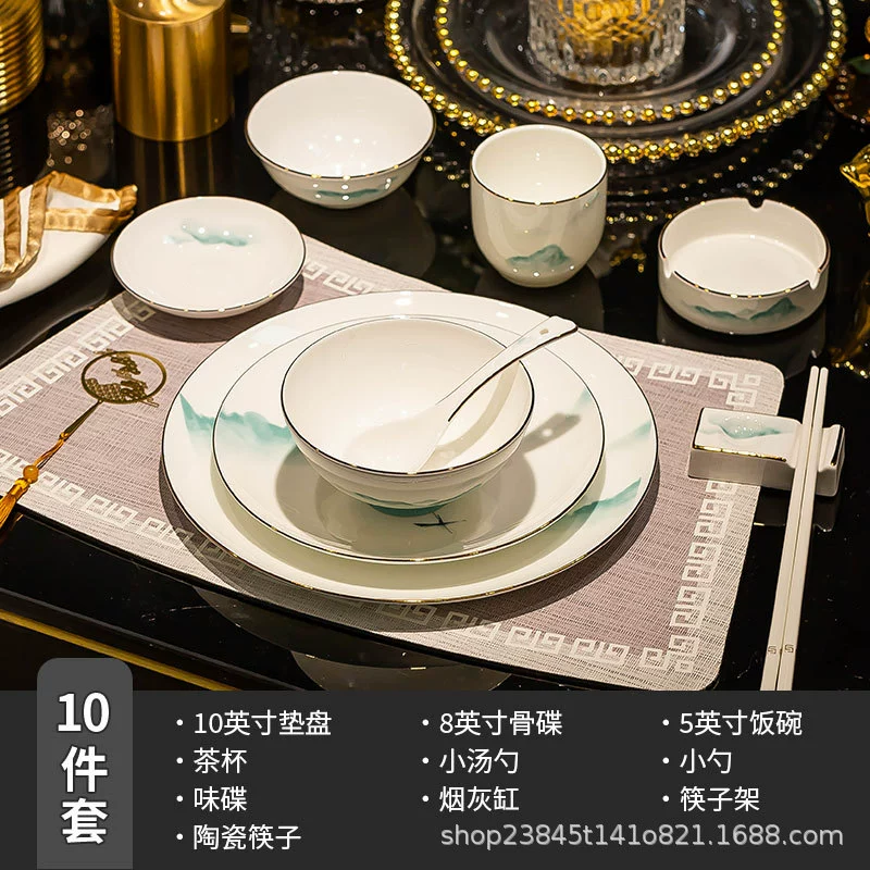 Bone China Dinnerware Set tableware view 10