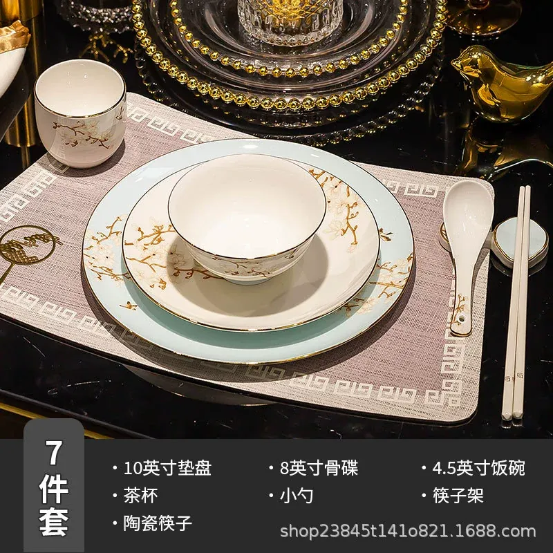 Bone China Dinnerware Set tableware view 7