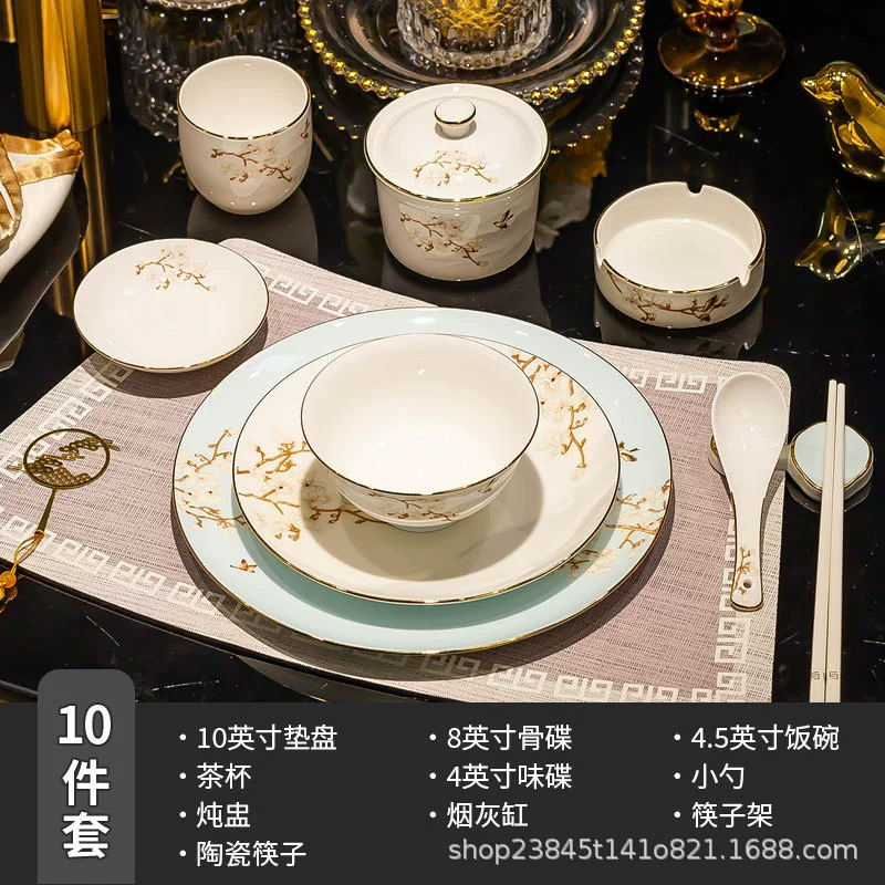 Bone China Dinnerware Set tableware view 10
