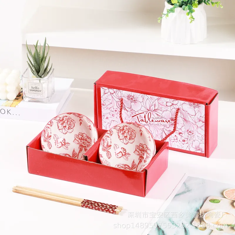 도자기 식기 세트 선물 상자 tableware view 2