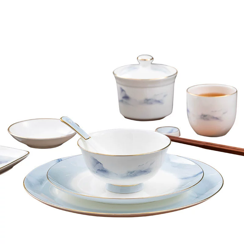 호텔용 본차이나 식기 세트 tableware view 5