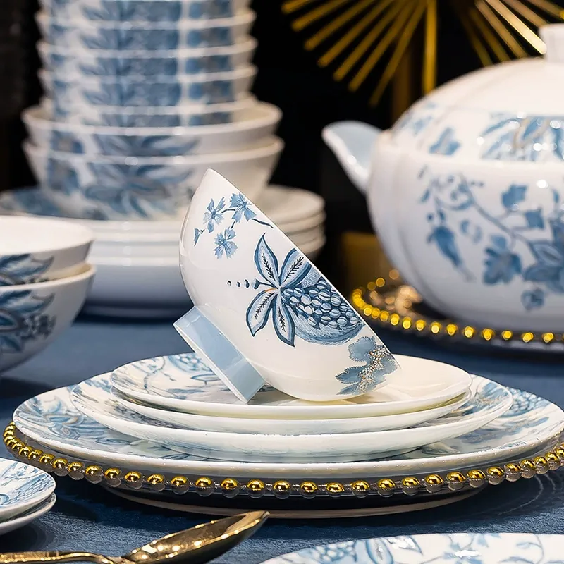Bone China Dinnerware Set tableware view 2