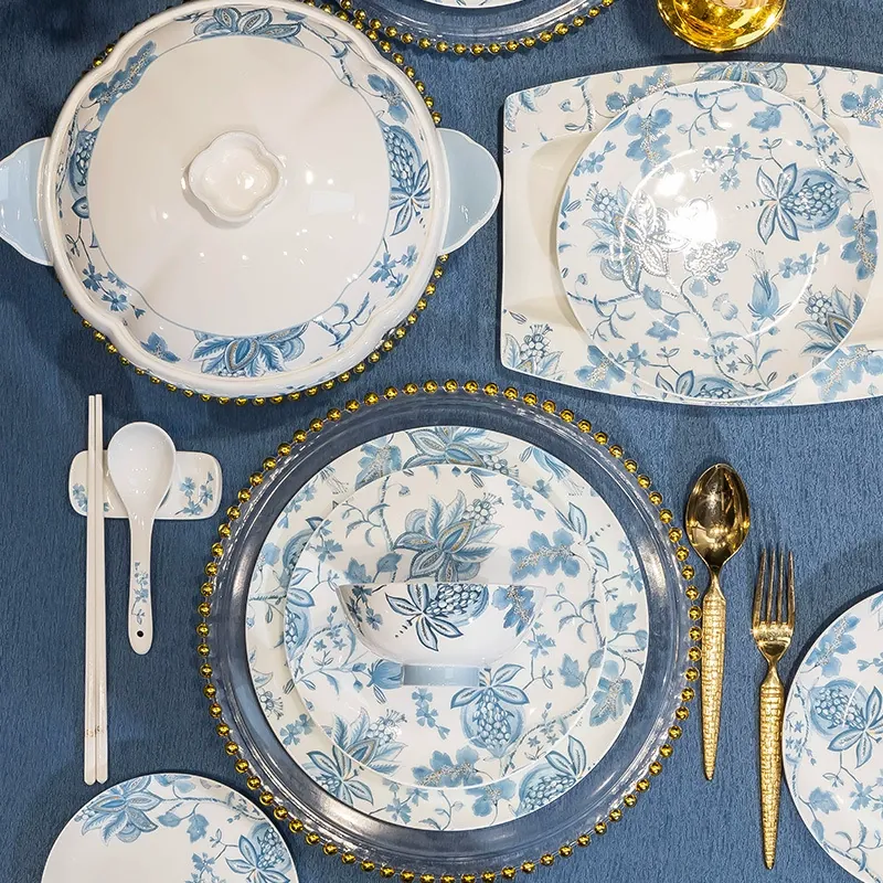 Bone China Dinnerware Set tableware view 3