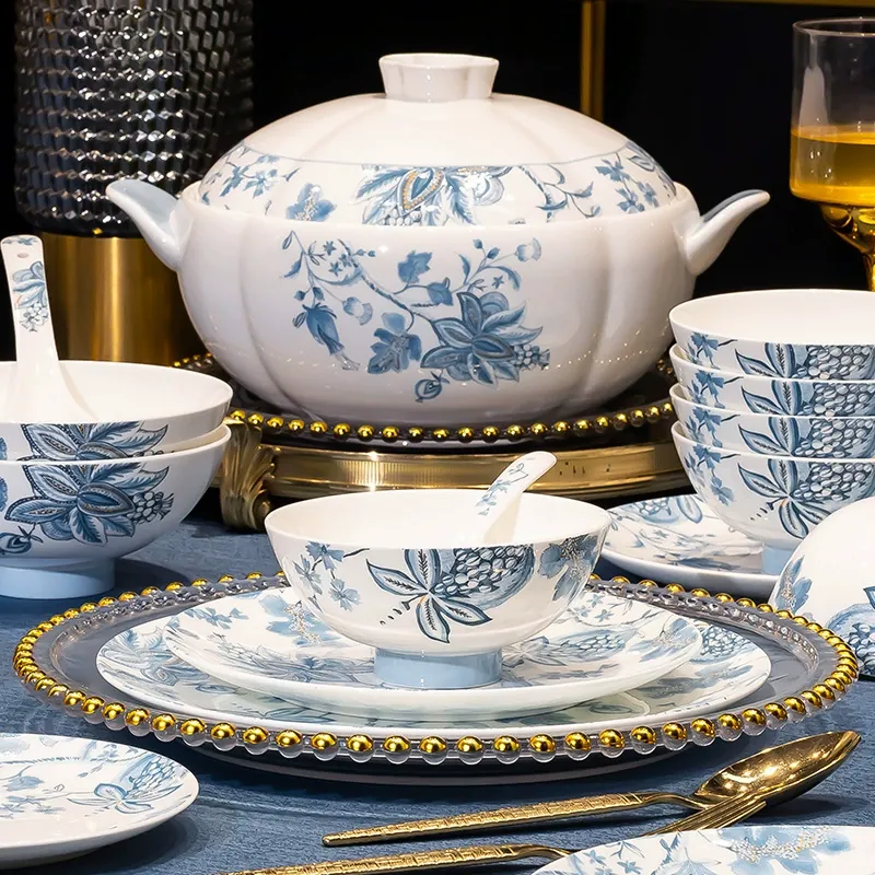 Bone China Dinnerware Set tableware view 4