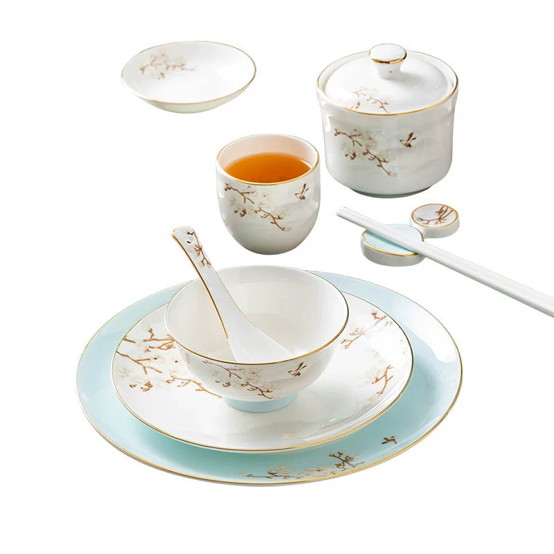 Vajilla de porcelana de hueso para hotel tableware view 5