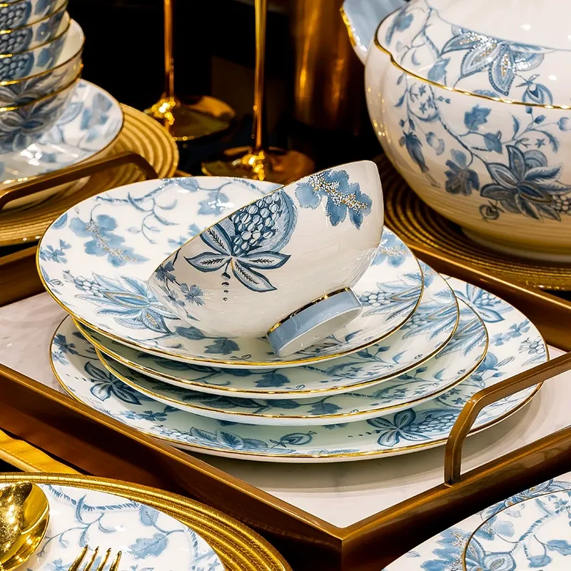 Bone China Dinnerware Set tableware view 2