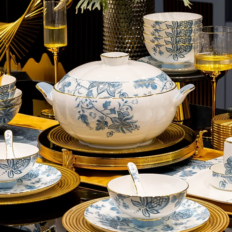 Bone China Dinnerware Set tableware view 4