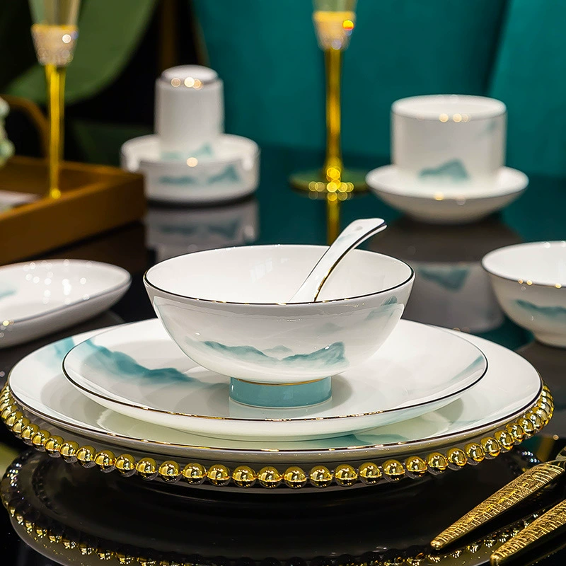 Bone China Dinnerware Set tableware view 2