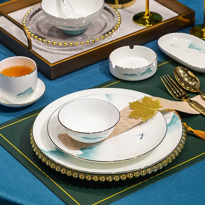 Bone China Dinnerware Set tableware view 3