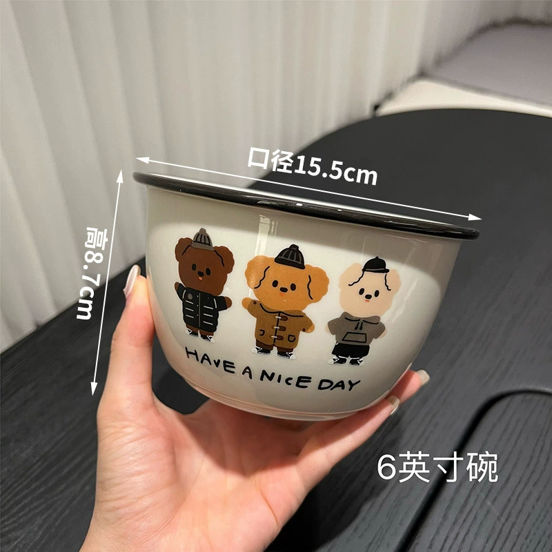 도자기 식기 세트 강아지 디자인 tableware view 9