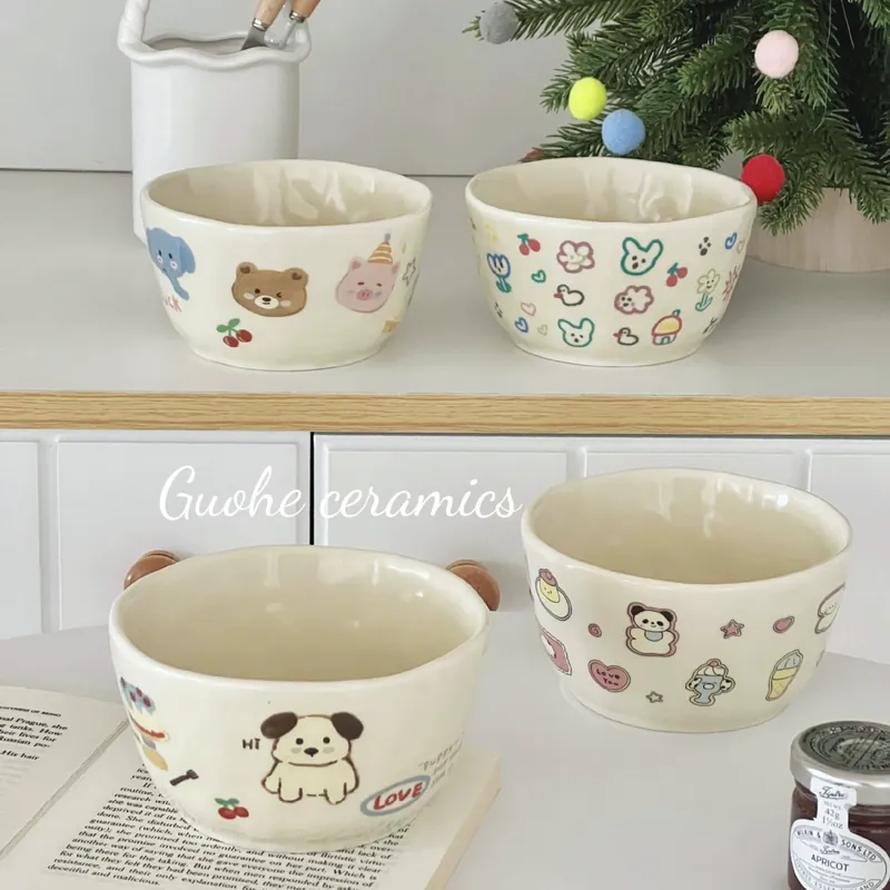 Cartoon Rice Bowl