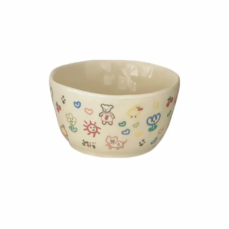 Cartoon Rice Bowl tableware view 5