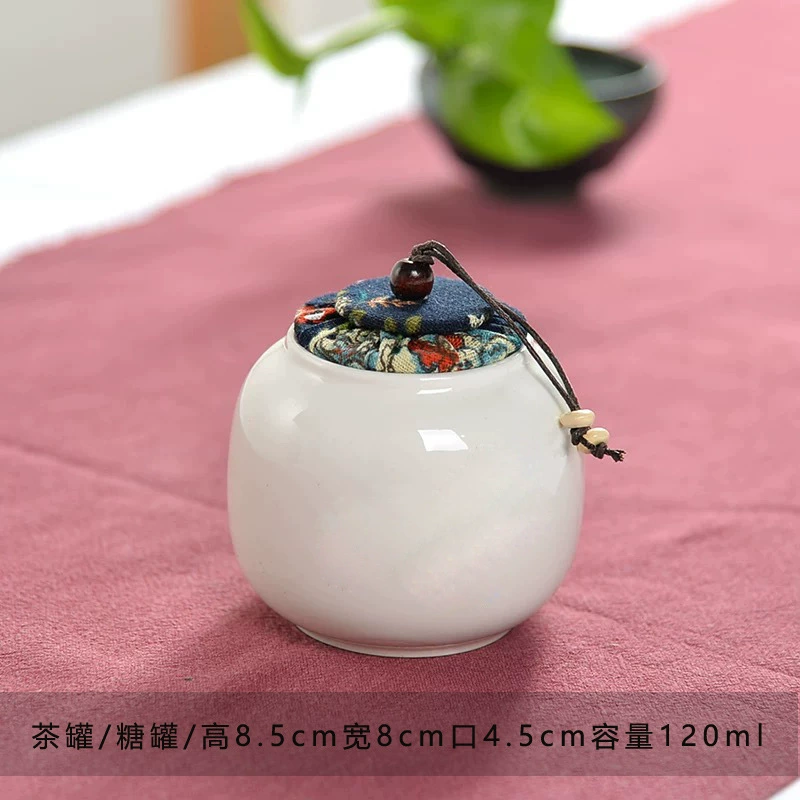 Ceramic Tea Set with Tea Canister tableware view 6