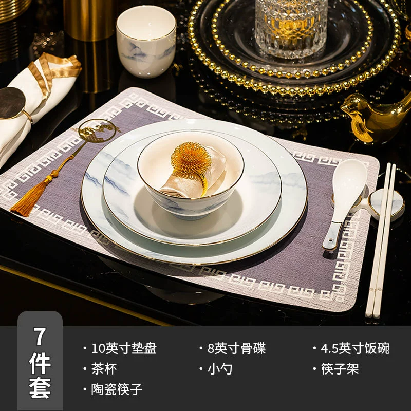 Bone China Dinnerware Set tableware view 7