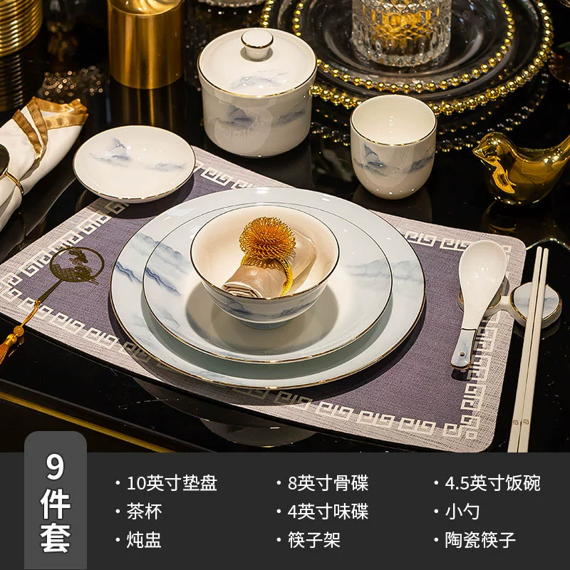 Bone China Dinnerware Set tableware view 9