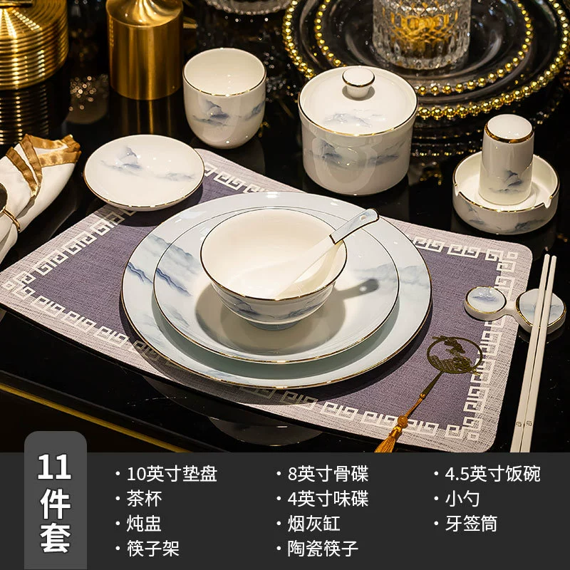 Bone China Dinnerware Set tableware view 11