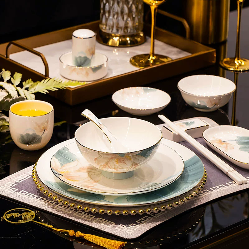 Service de vaisselle en porcelaine osseuse tableware