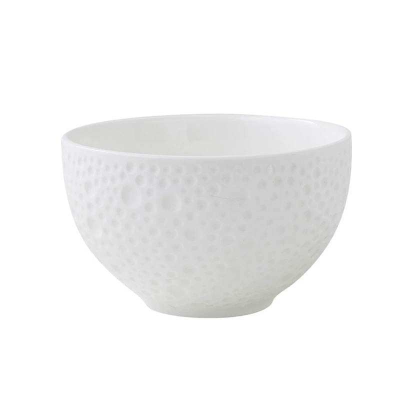 플레어 림 도자기 밥그릇 tableware view 5
