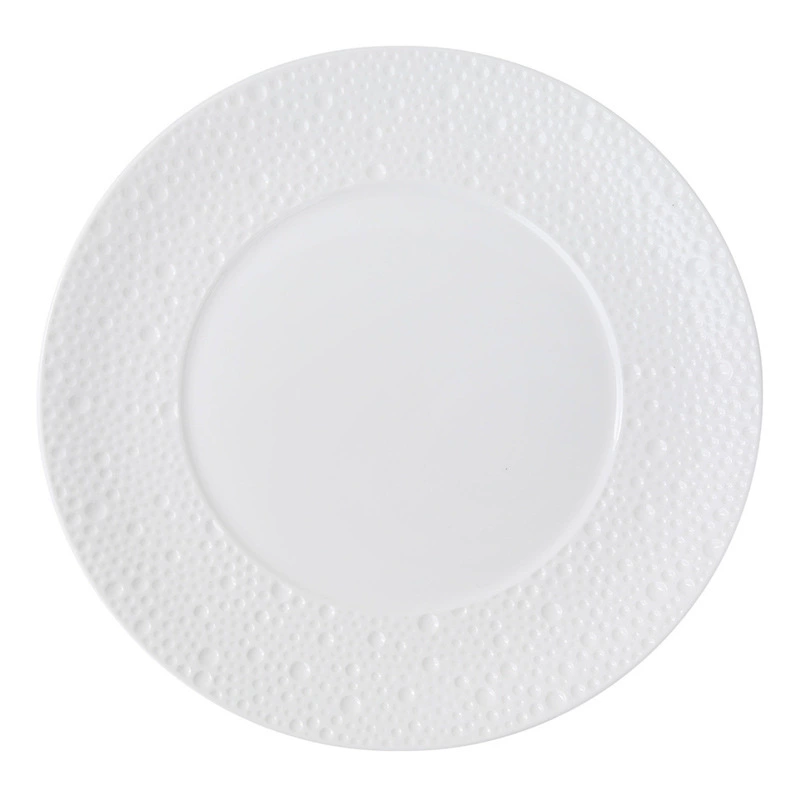 Assiette de dîner en céramique à relief tableware view 5