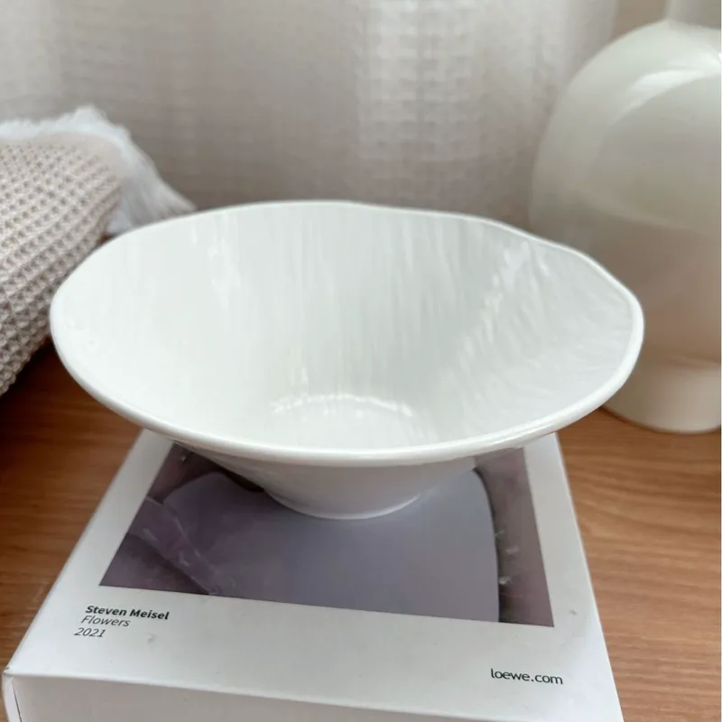 Stoneware Irregular Pasta Bowl tableware view 3